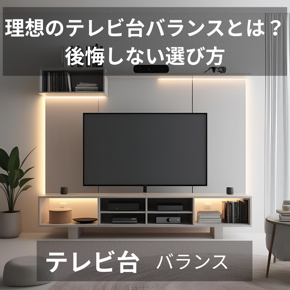 テレビ台 バランス